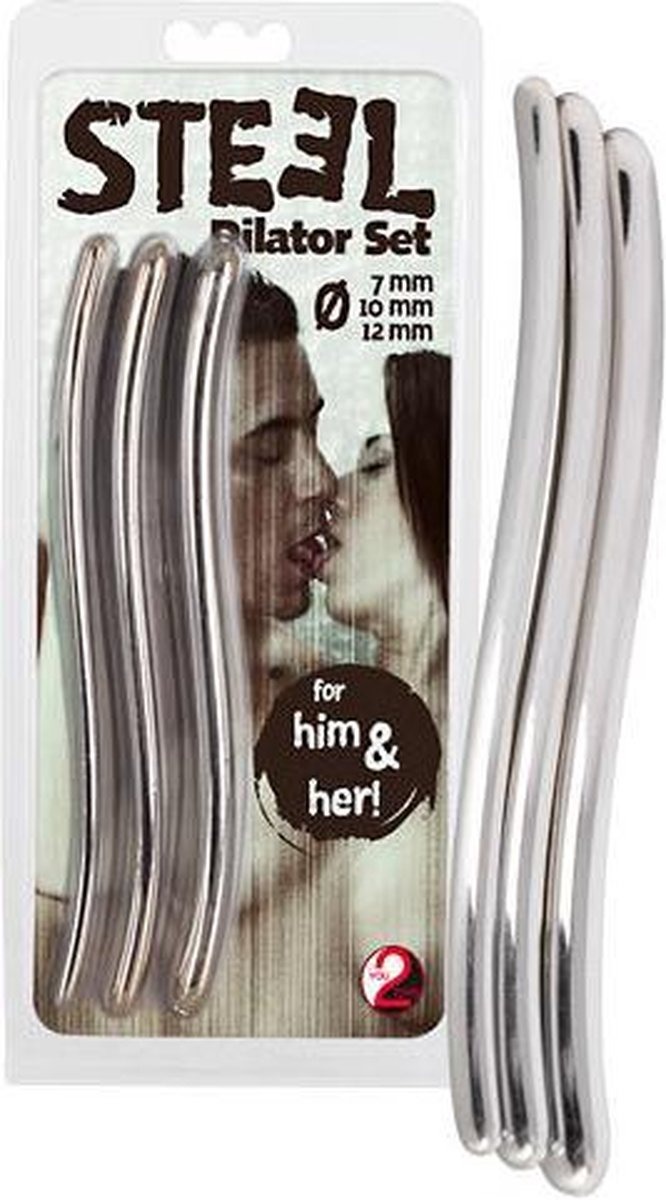Набір стимуляторів уретри You2Toys Steel Dilatoren Set сріблястий