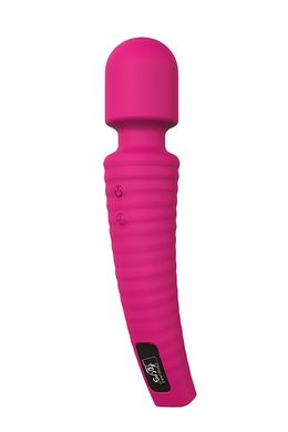 Вібромасажер мікрофон із вигнутою ручкою Dream toys Gorgeus Magenta, рожевий