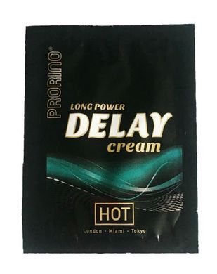 Продлевающий крем Prorino long power Delay cream (пробник), 3 мл