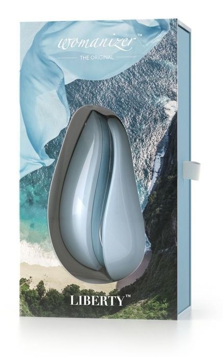 Бесконтактный стимулятор клитора Womanizer Liberty Powder Blue