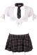 Костюм Школьницы в клетку Cottelli Collection Schoolgirl 4 предмета, XS