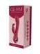 Вибратор кролик рельефный Dream Toys Glam Rabbit Vibe, красный