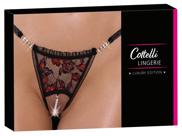 Стрінги Crotchless String Pearl S/M