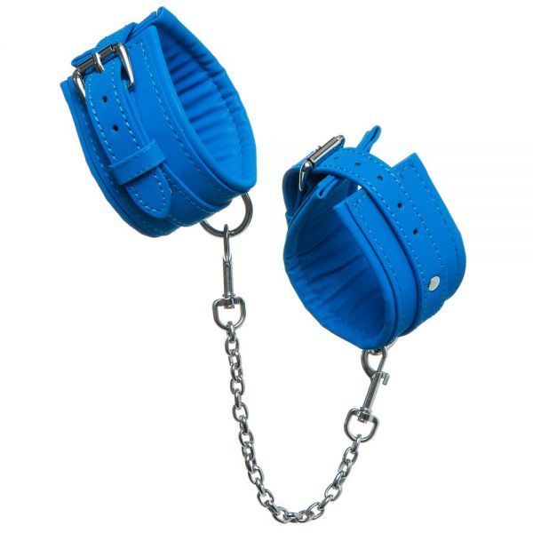 Наручники Luxury Fetish cuffs Deep Blue, Синий, Регульований