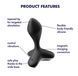 Віброанальний плаг Satisfyer Game Changer чорний