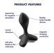 Віброанальний плаг Satisfyer Game Changer чорний