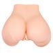 Мастурбатор вагина и анус Crazy Bull Julie с вибрацией и пультом, бежевый, 28 см