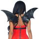 Портупєя зі штучної шкіри з крилами кажана Leg Avenue Bat wing body harness O/S