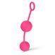 Вагинальные шарики со смещенным центром тяжести Love Balls With Counterweight - Pink