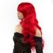 Парик длинный вьющийся с челкой Fetish Hair красный, 60 см