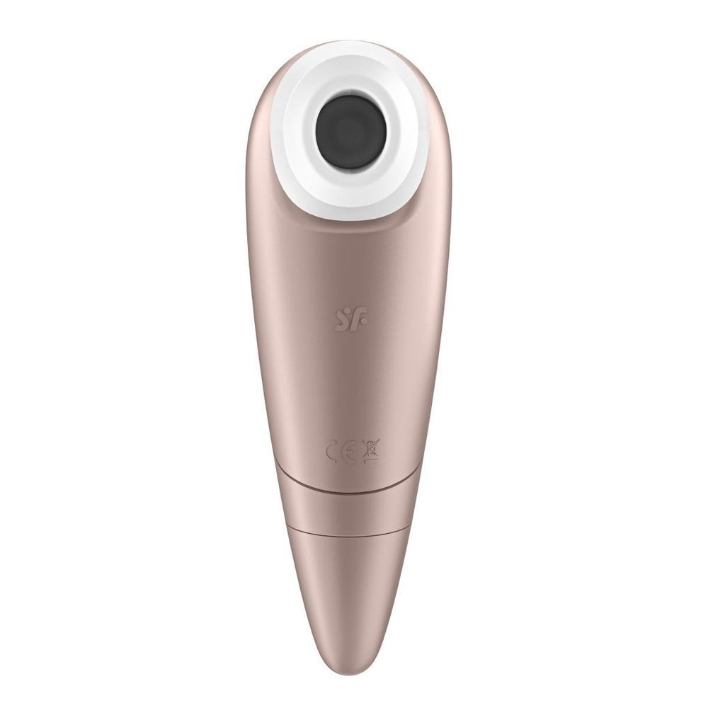 Бесконтактный вибромассажер SATISFYER Number One, розовый перламутр