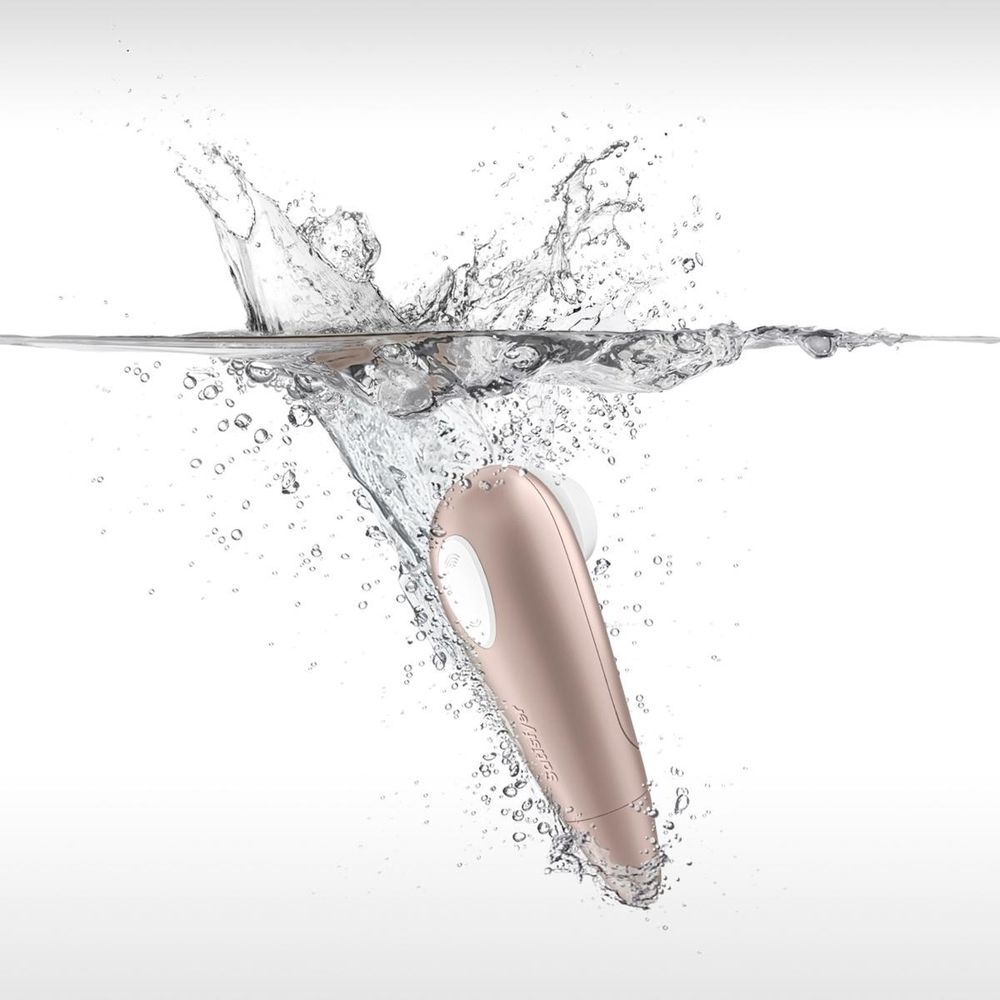 Бесконтактный вибромассажер SATISFYER Number One, розовый перламутр