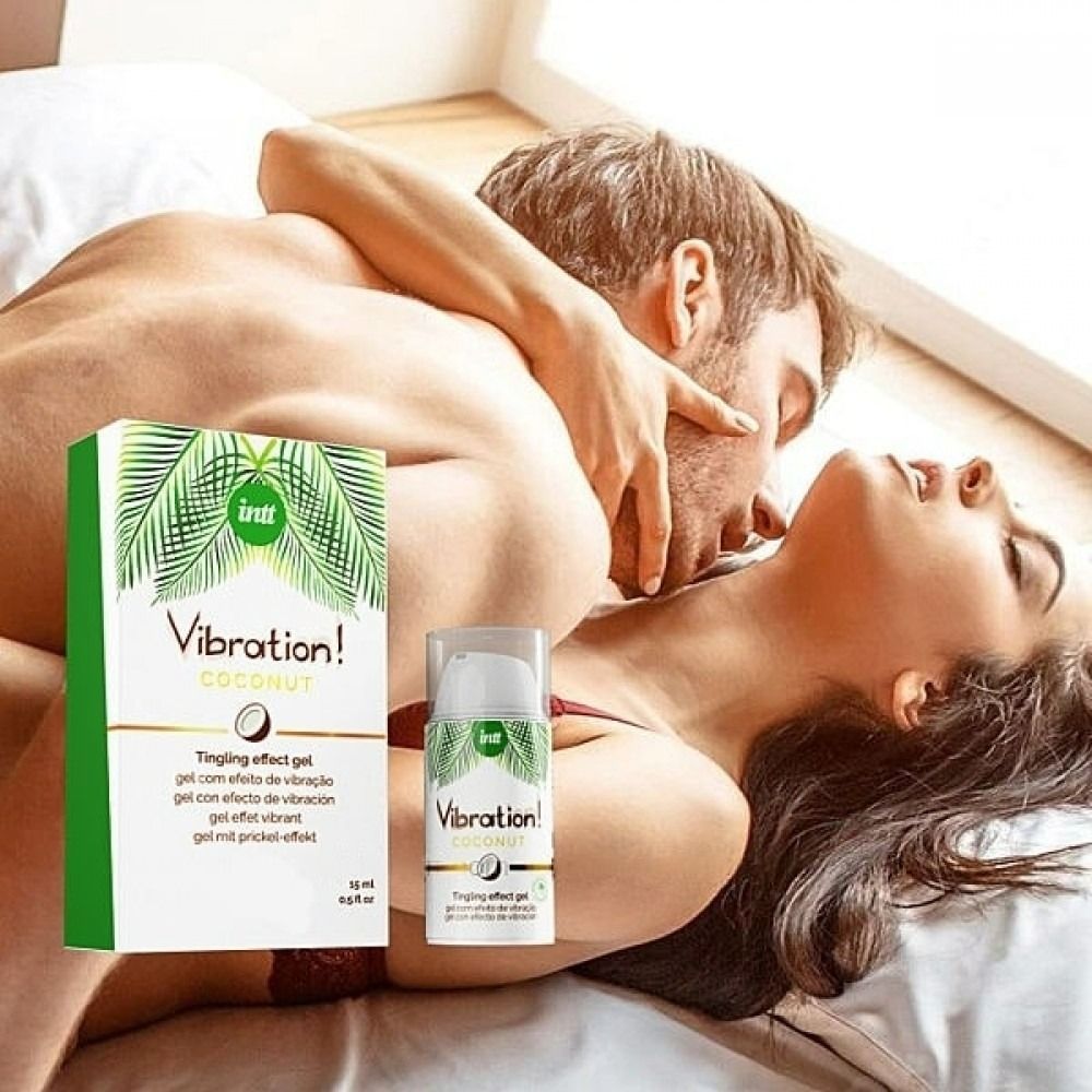 Жидкий вибратор Intt Vibration Coconut NEW 100% Vegan 15 мл