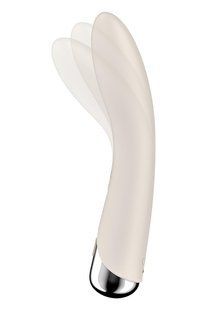 Вибратор для точки G Satisfyer Spinning Vibe 1 с ротацией, молочный