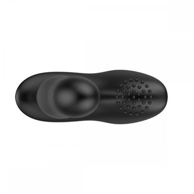 Массажер простаты с вибрацией и накачкой Boost Nexus, силиконовый, черный, 13 х 3.7 см
