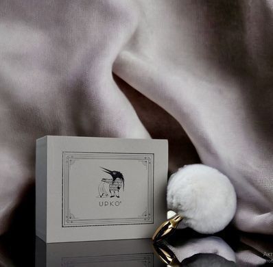 Анальная пробка в виде хвоста кролика Upko Rabbit Fur Bunny Tail Small Butt Plug из кроличьего меха