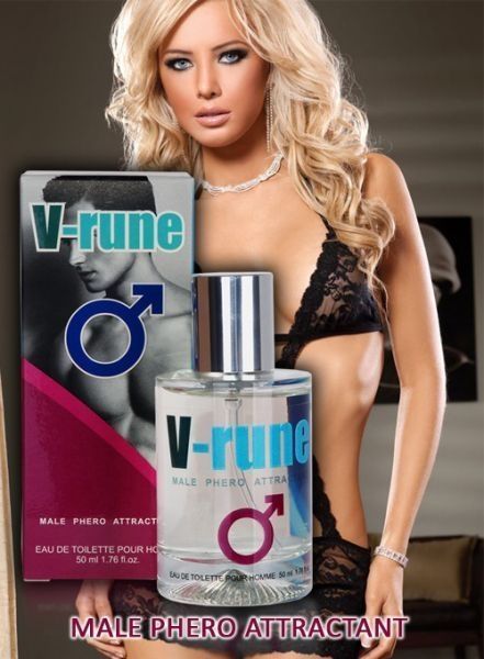 Духи з феромонами чоловічі V-RUNE MALE PHERO ATTRACTANT, 50 мл