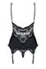 Корсет Obsessive 810-COR-1 corset & thong black S/M