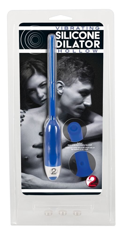 Уретральний вібростимулятор You2Toys Vibrating Silicone Dilator, синій