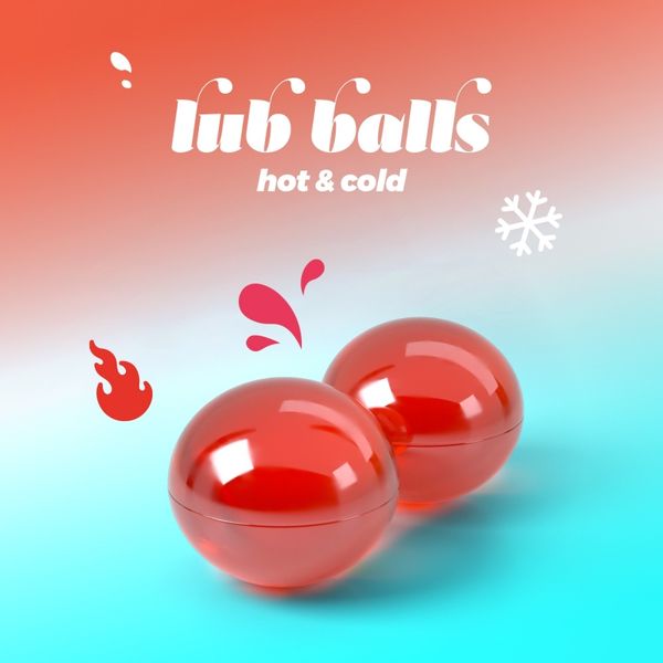 Взрывные возбуждающие шарик с эффектом холода и тепла Balls lub Hot&cold