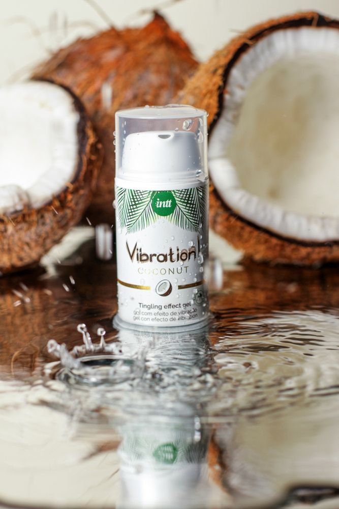 Жидкий вибратор Intt Vibration Coconut NEW 100% Vegan 15 мл