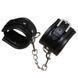 Наручники з ущільнювачем Luxury Fetish Rivet and Style BLACK