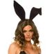 Оксамитові вушка кролика Leg Avenue Bendable velvet bunny ears O/S