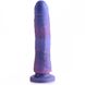 Фалоімітатор реалістичний, з блискітками, фіолетовий, 20.3 см