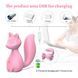 Міні-вібратор кліторальний Every Night Toys Doris у формі лисиці світло-рожевий, 10 режимів вібрації