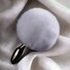 Анальная пробка в виде хвоста кролика Upko Rabbit Fur Bunny Tail Small Butt Plug из кроличьего меха