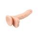 Фалоімітатор&nbsp;реалістичний Chisa Ballsy Super Cock 8.3 з мошонкою, на присосці, бежевий