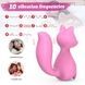Міні-вібратор кліторальний Every Night Toys Doris у формі лисиці світло-рожевий, 10 режимів вібрації