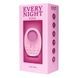 Вибрационное эрекционное кольцо Every Night Toys с подсветкой, белое