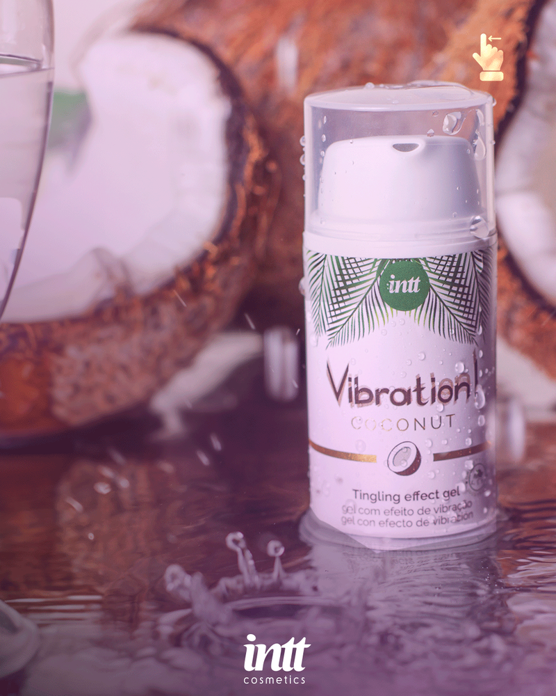 Жидкий вибратор Intt Vibration Coconut NEW 100% Vegan 15 мл