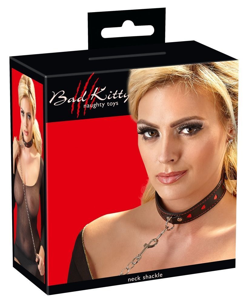 Ошейник с поводком Bad Kitty
