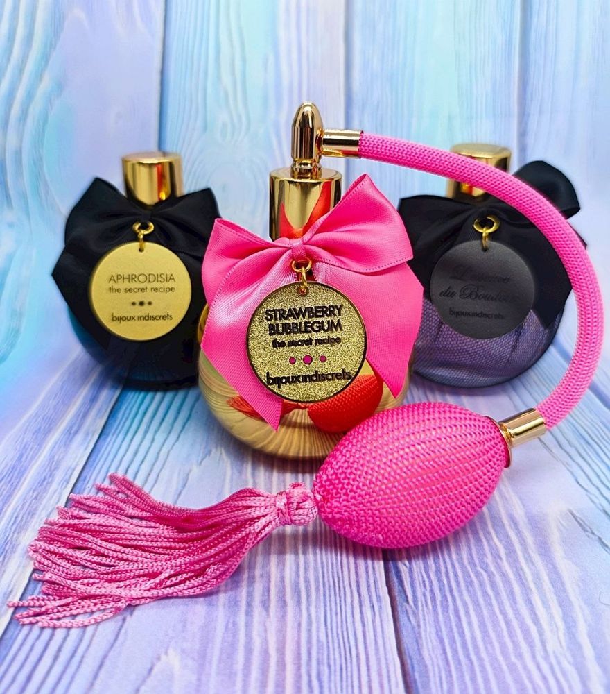 Парфюм для тела с феромонами Bijoux Indiscrets Strawberry Bubble Gum и ароматом клубничной жвачки