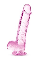 Фаллоимитатор реалистичный на присоске Blush Naturally Yours розовый, 15.2 х 2.5 см