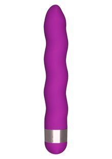 Вібратор багатошвидкісний Toy Joy Funky Wave Viberette хвилеподібної форми, колір фуксія