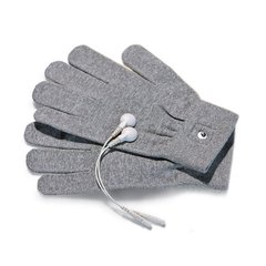 46600 Перчатки для электростимуляции Mystim Magic Gloves серые