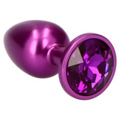 Анальная пробка фиолетовая Purple Teardro