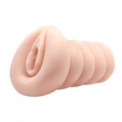Мастурбатор вагина реалистичный Baile бежевый, 13 х 7 см