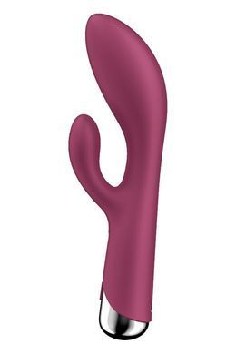 Вибратор-кролик Satisfyer Spinning Rabbit 1 для точки G и клитора, красный