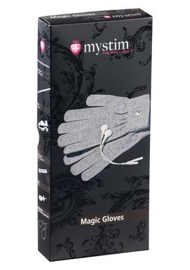 Перчатки для электростимуляции Mystim Magic Gloves серые