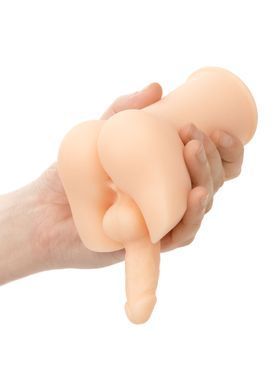 Мастурбатор реалістичний CalExotics The Wrestler Ass Stroker, попка з пенісом, 19,8 x 9 см