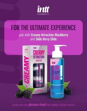 Лубрикант їстівний з ароматом ожини Intt SLIDE BERRY SLIDE! на водній основі, 100 мл