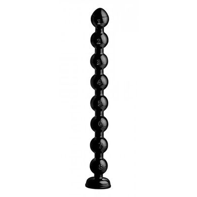 Анальные шарики гигантские Hosed, черные, 50х5 см