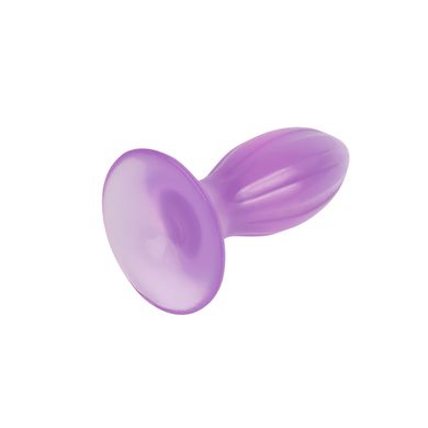 Анальная пробка гелевая фиолетовая 4,8 Inch Hi Basic Chisa