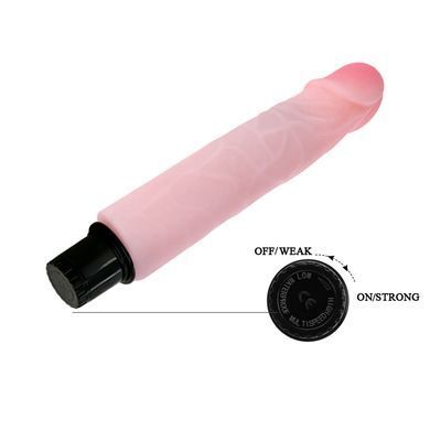 Вибратор реалистичный BAILE The Realistic Cock из киберкожи, 21.5 &times; 4 см