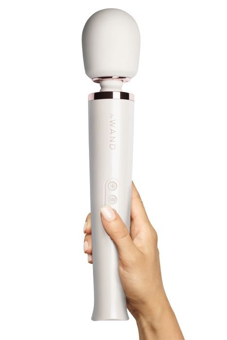 Вибратор микрофон Le Wand RECHARGEABLE MASSAGER, жемчужно-белый