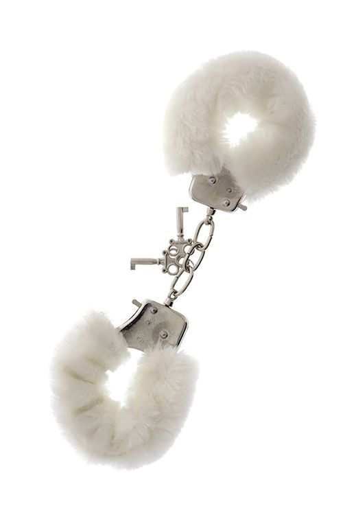Наручники Metal Handcuff with Plush, белый